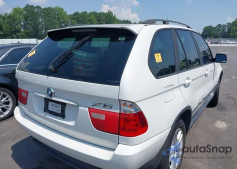 2004 BMW X5 3.0I из США, поврежденный, VIN 5UXFA13514LU39490
